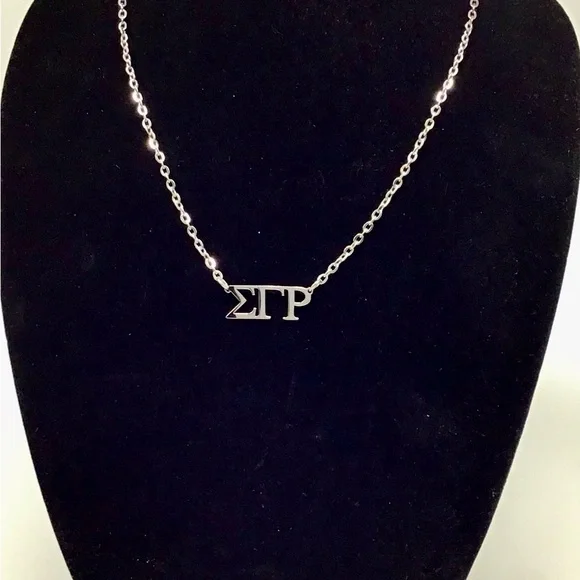 Sigma Gamma Rho Chain Necklace - Picture 4 of 6